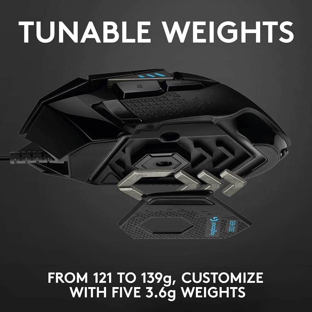 Logitech G502 Hero 侧面按键