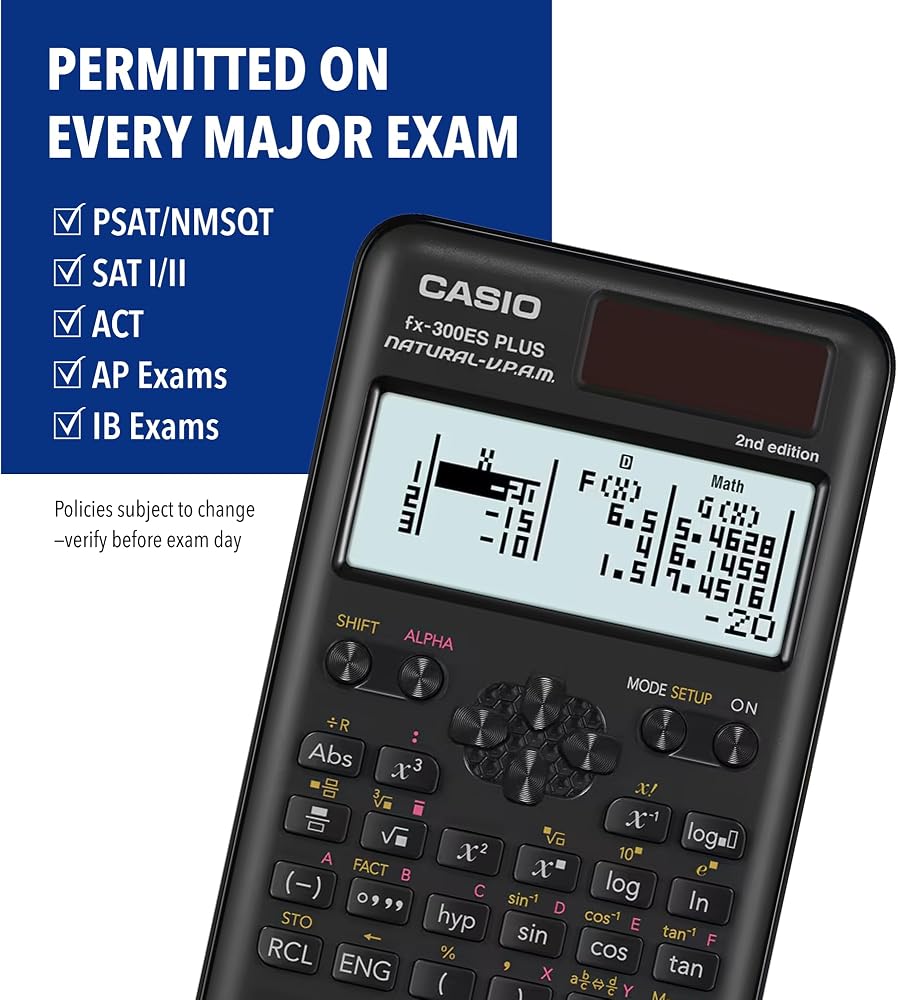 Casio FX-300ES 显示