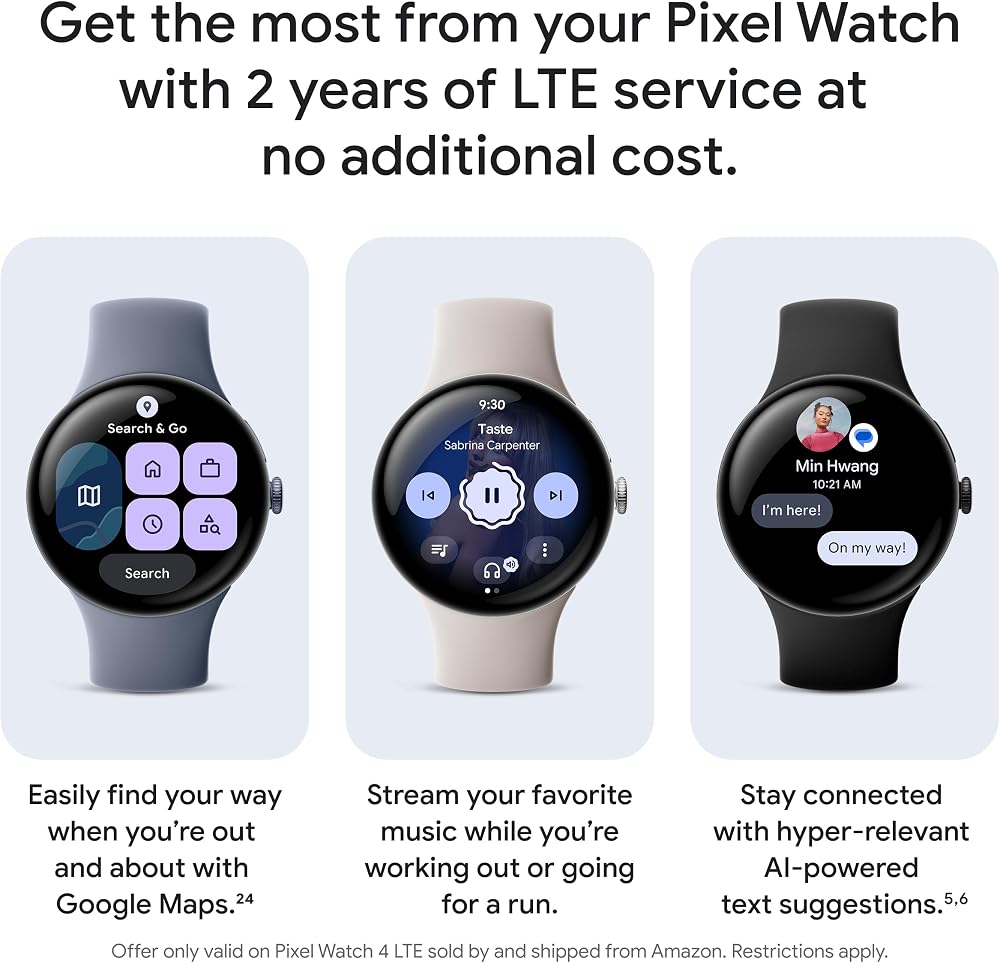 Pixel Watch 4 健康与运动